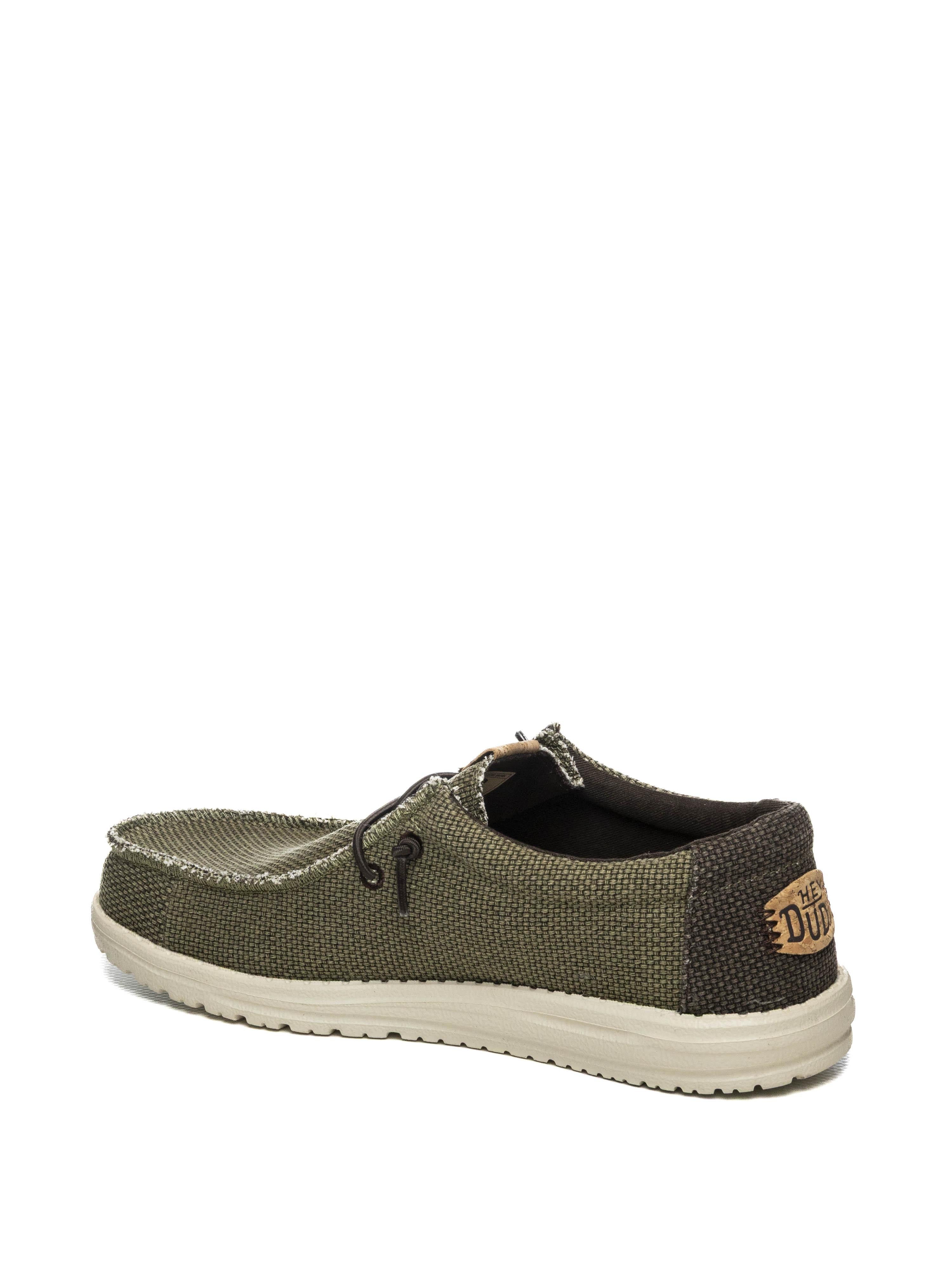 HEY DUDE Slip on wally braided verde 40003 WALLY BRAIDED-3CI 