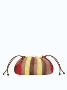ME FUI Pochette mare donna con coulisse rosso/multi SW0090RD RAFIA-RED 