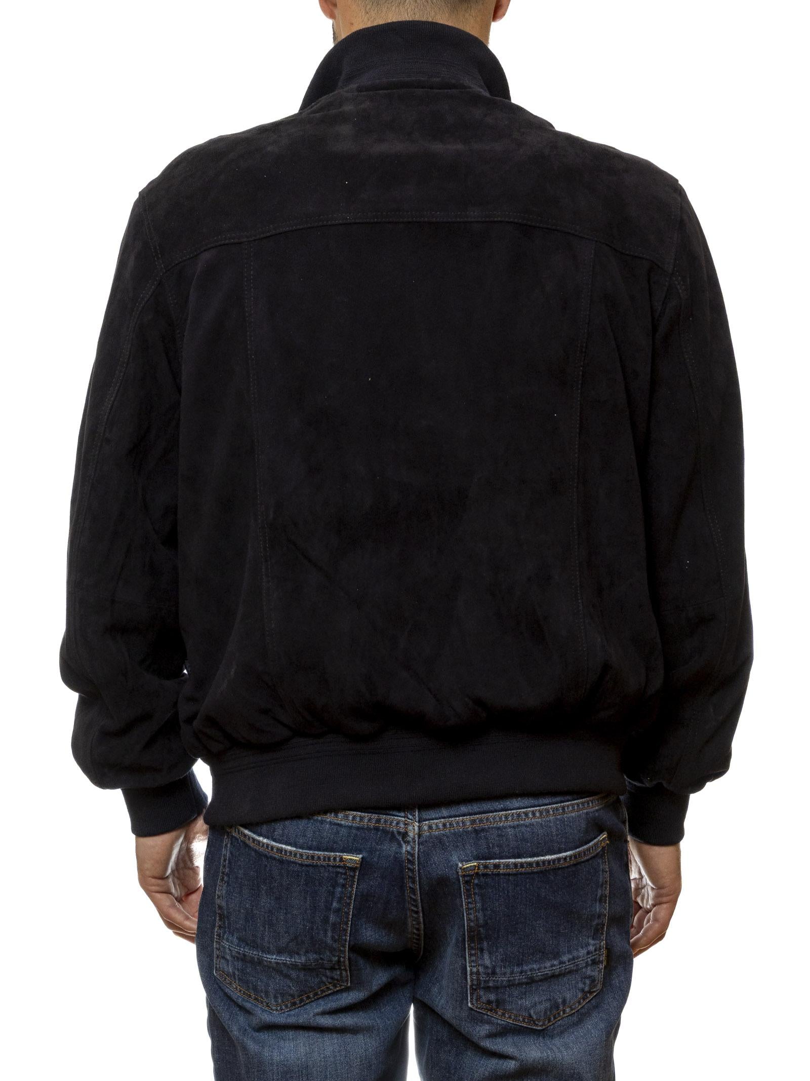PK BY PASKAL giubbino camoscio blu 004 CAM-BLU 