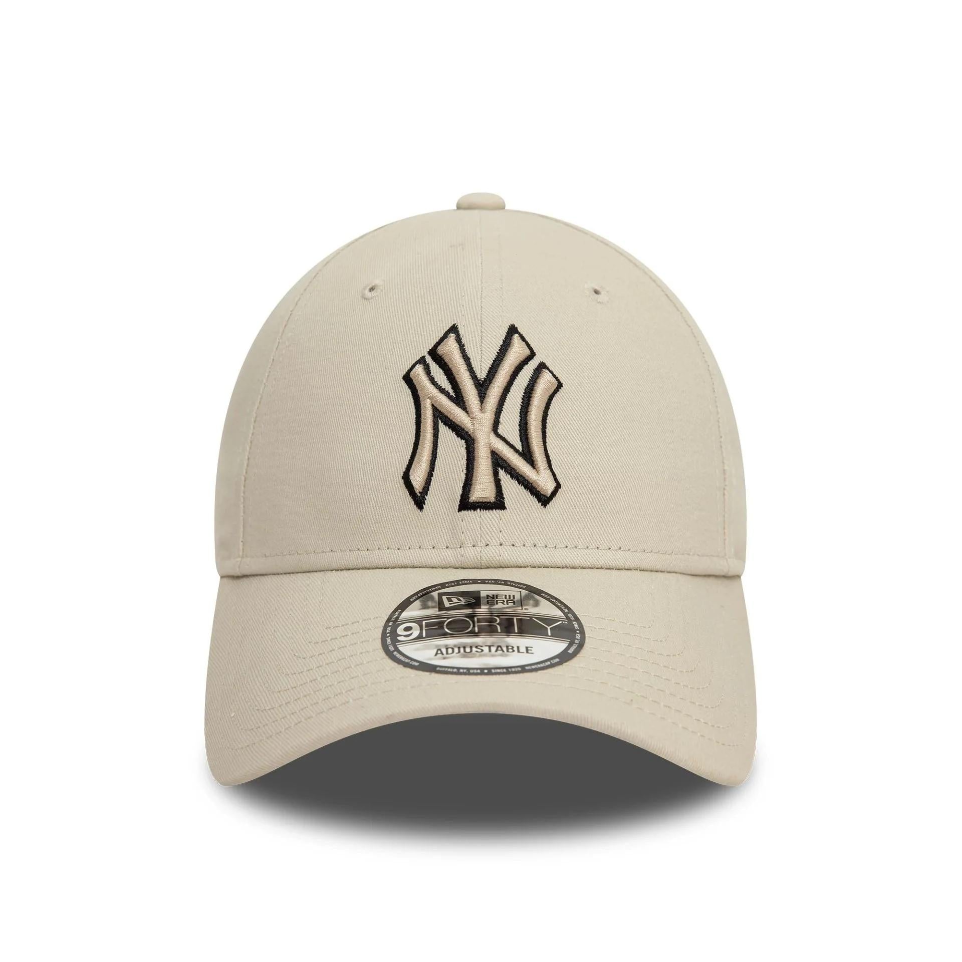 NEW ERA cappello new york yankees stone/black 60595199 9FORTY-STO/BLK 