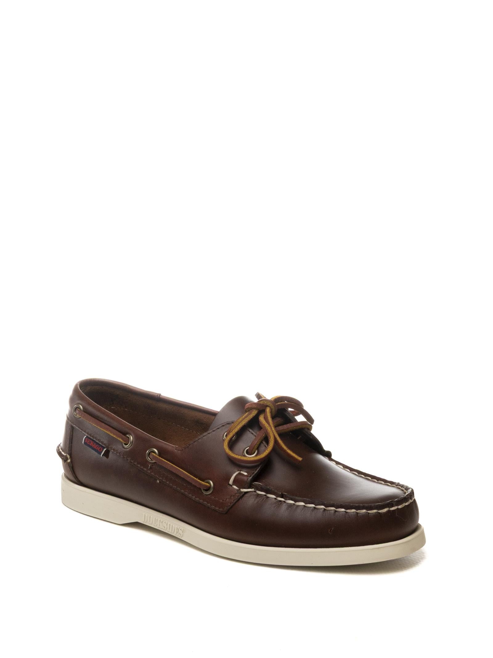 SEBAGO Mocassino barca portland pelle moro PORTLAND WAXED 70000G0-BROWN 900 