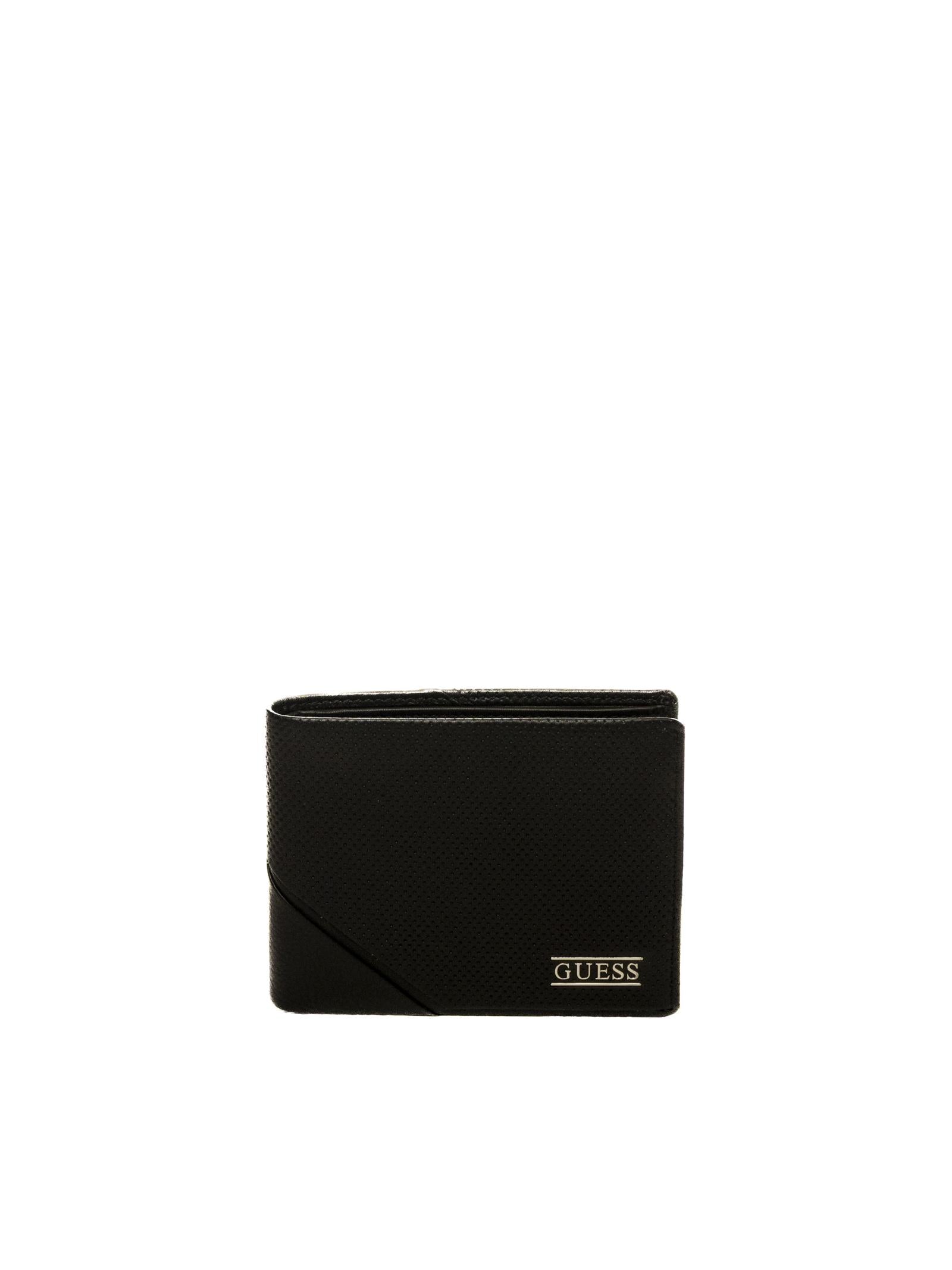 GUESS portafoglio boston nero SMBOSP LEA20 BOSTON-BLACK 