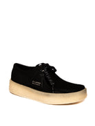 CLARKS ORIGINAL derby wallabee cup nero <BR/> WALLABEE CUP CAM-BLACK 