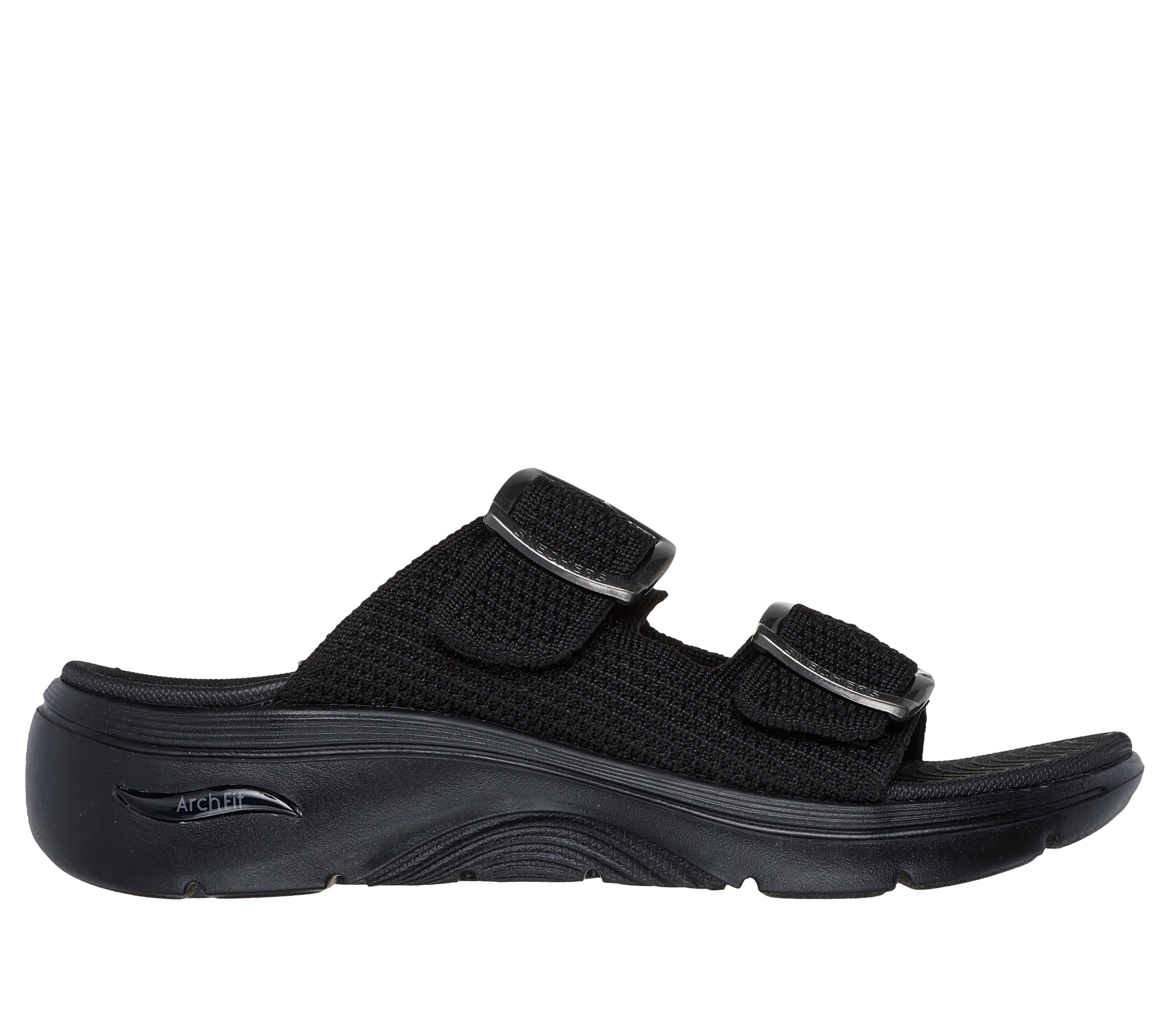 SKECHERS Sandalo go walk nero 140871 GO WALK-BBK 