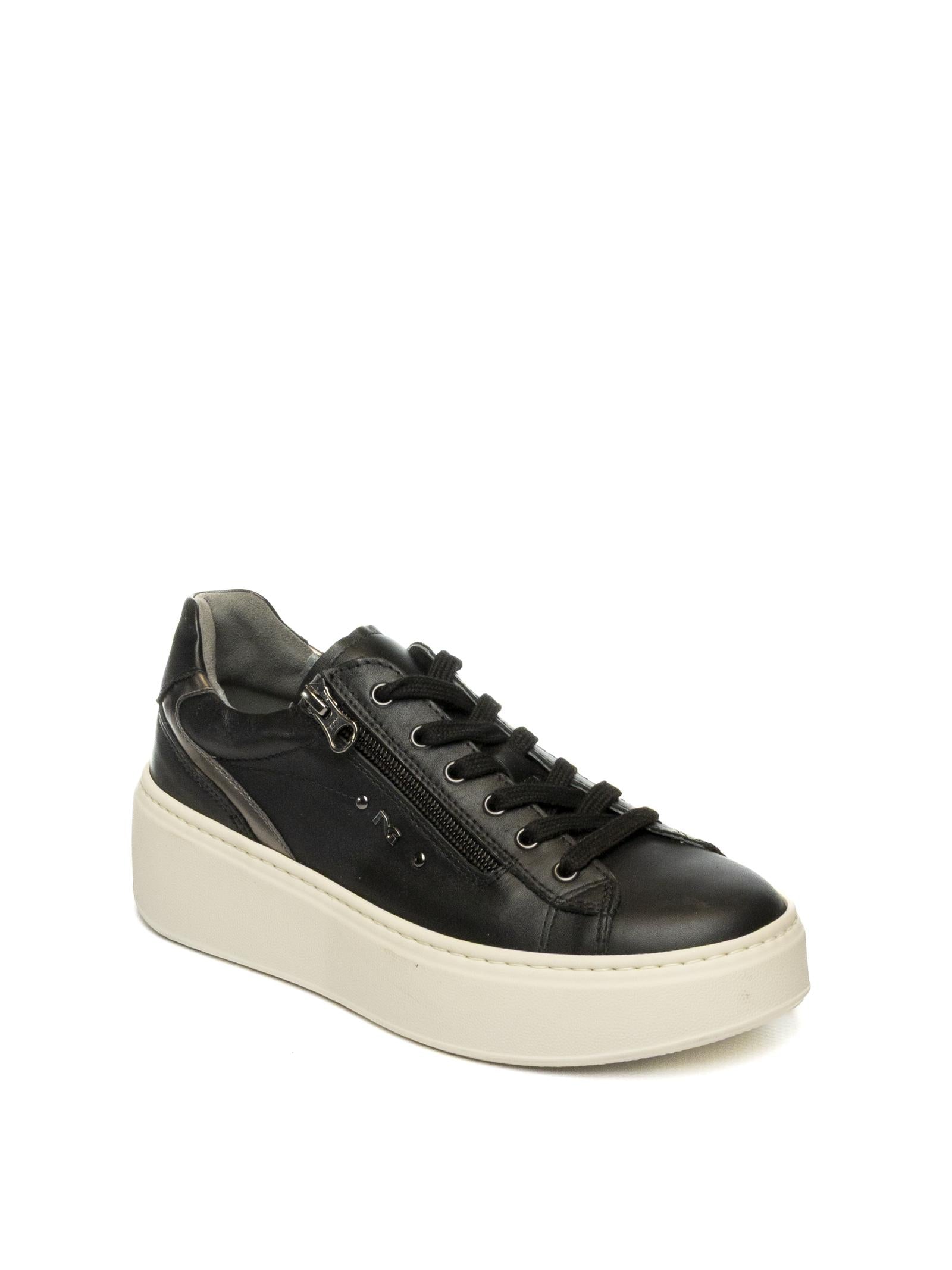 NERO GIARDINI Sneaker pelle nero 514212 GUANTO-NERO 