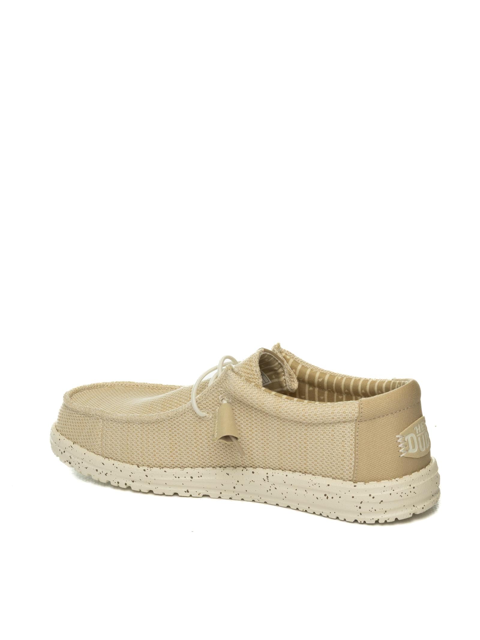 HEY DUDE slip on wally stretch cream 41898 WALLY STRETCH-0LZ 