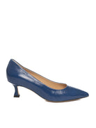 FRANCO RUSSO Décolleté pelle blu 1701S NAPLAK-NAVY 