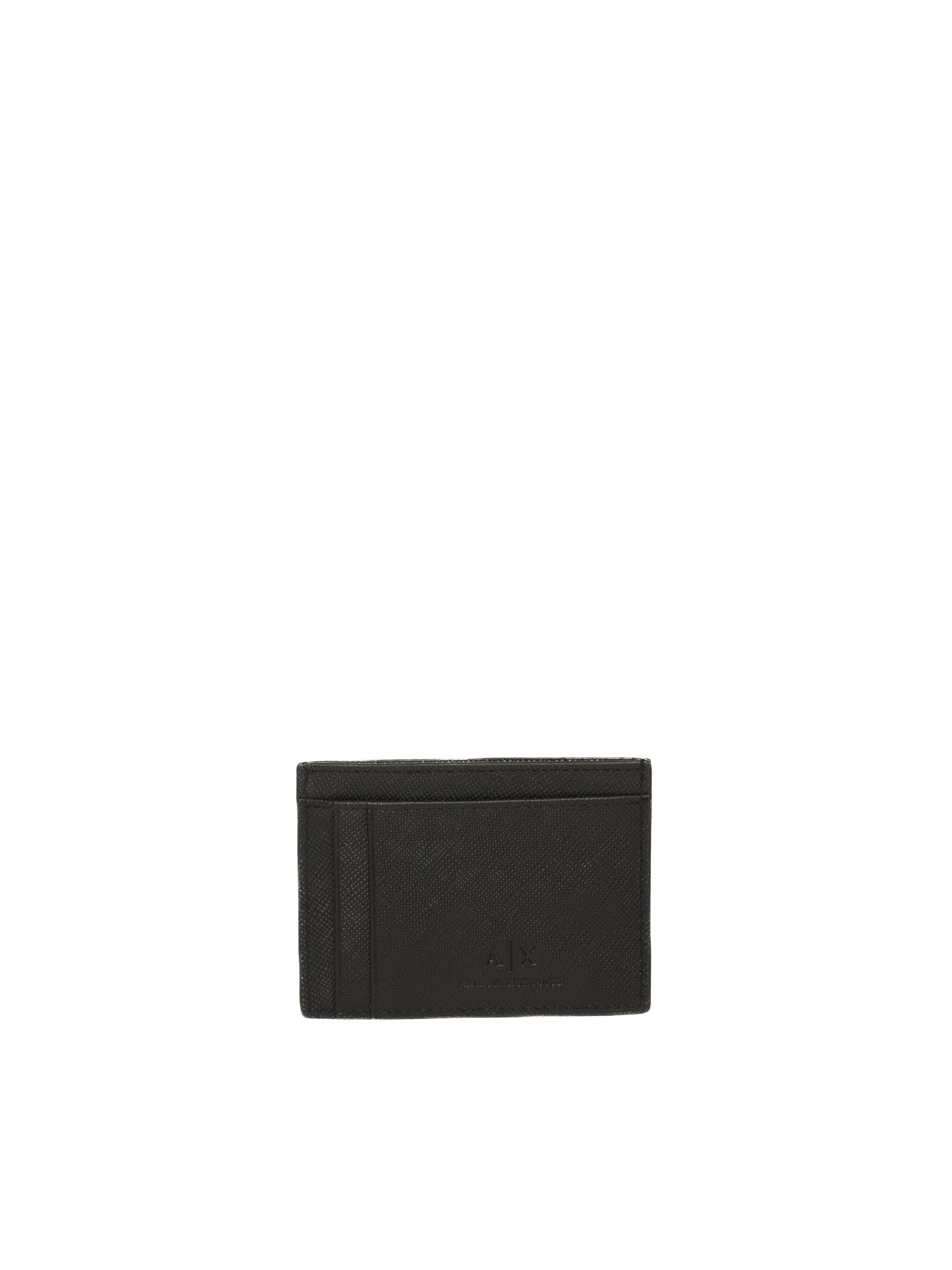 ARMANI EXCHANGE portafoglio logo nero XM000169 AF12702-UC001 