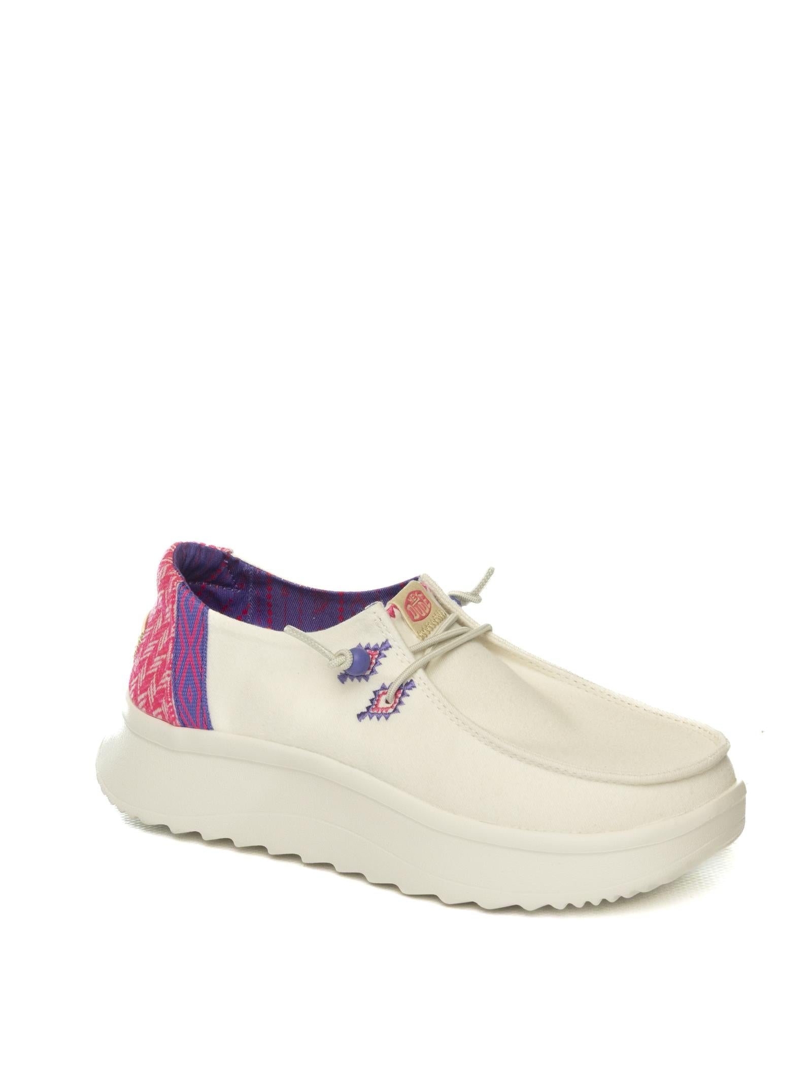 HEY DUDE slip on wendy peak bianco/multi 41946 WENDY PEAK-102 