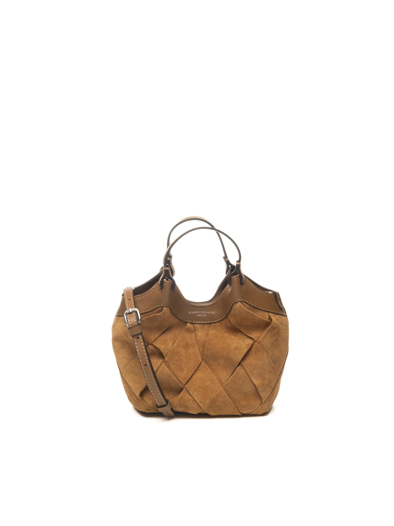 GIANNI CHIARINI borsa a mano dua marrone 12348 DUA-1478 