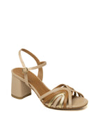 ALBANO Sandalo pelle soft nude combo 401 SOFT-NUDE COMBO 