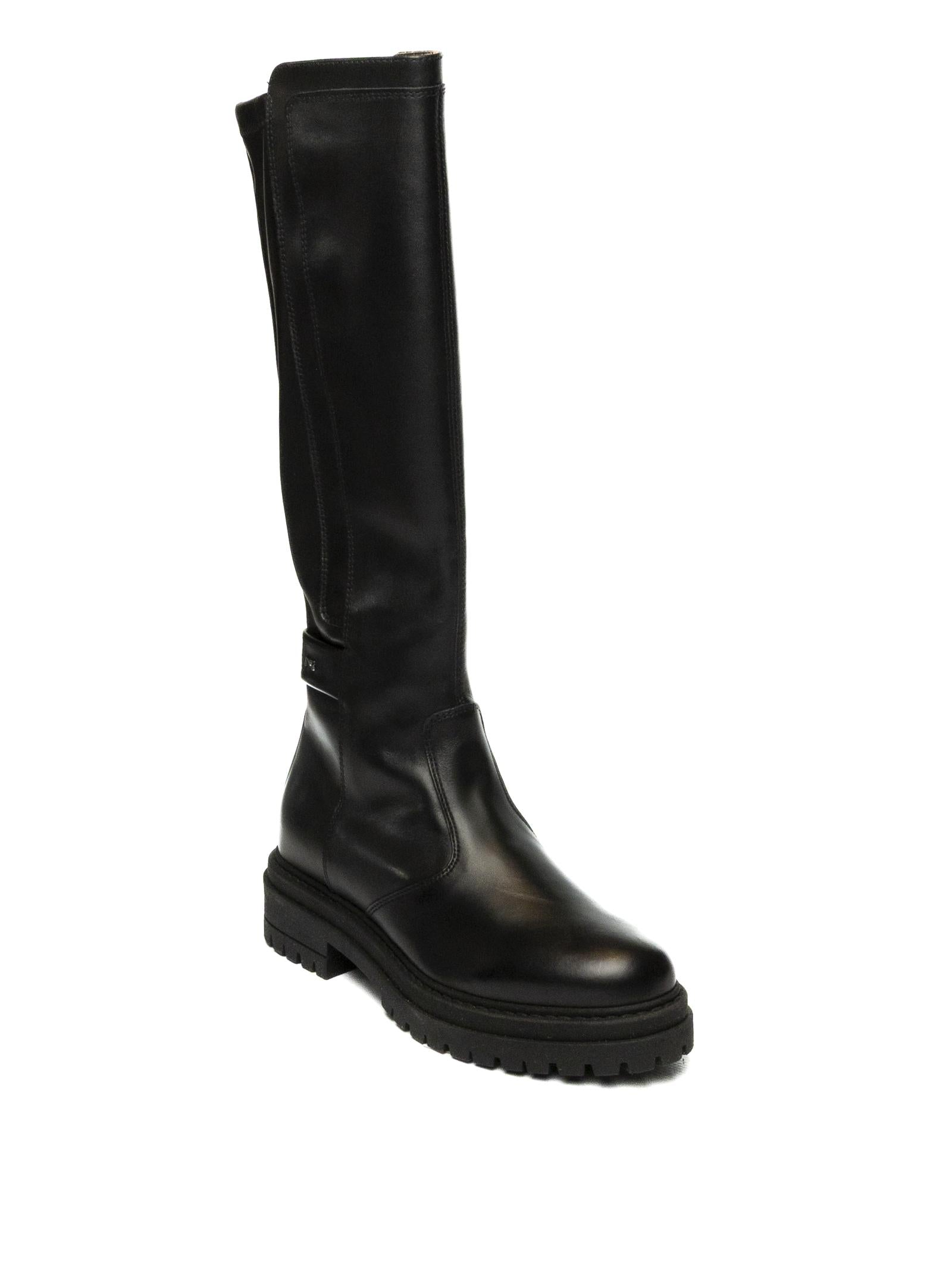 NERO GIARDINI Stivale pelle nero 514842 GUANTO-NERO 
