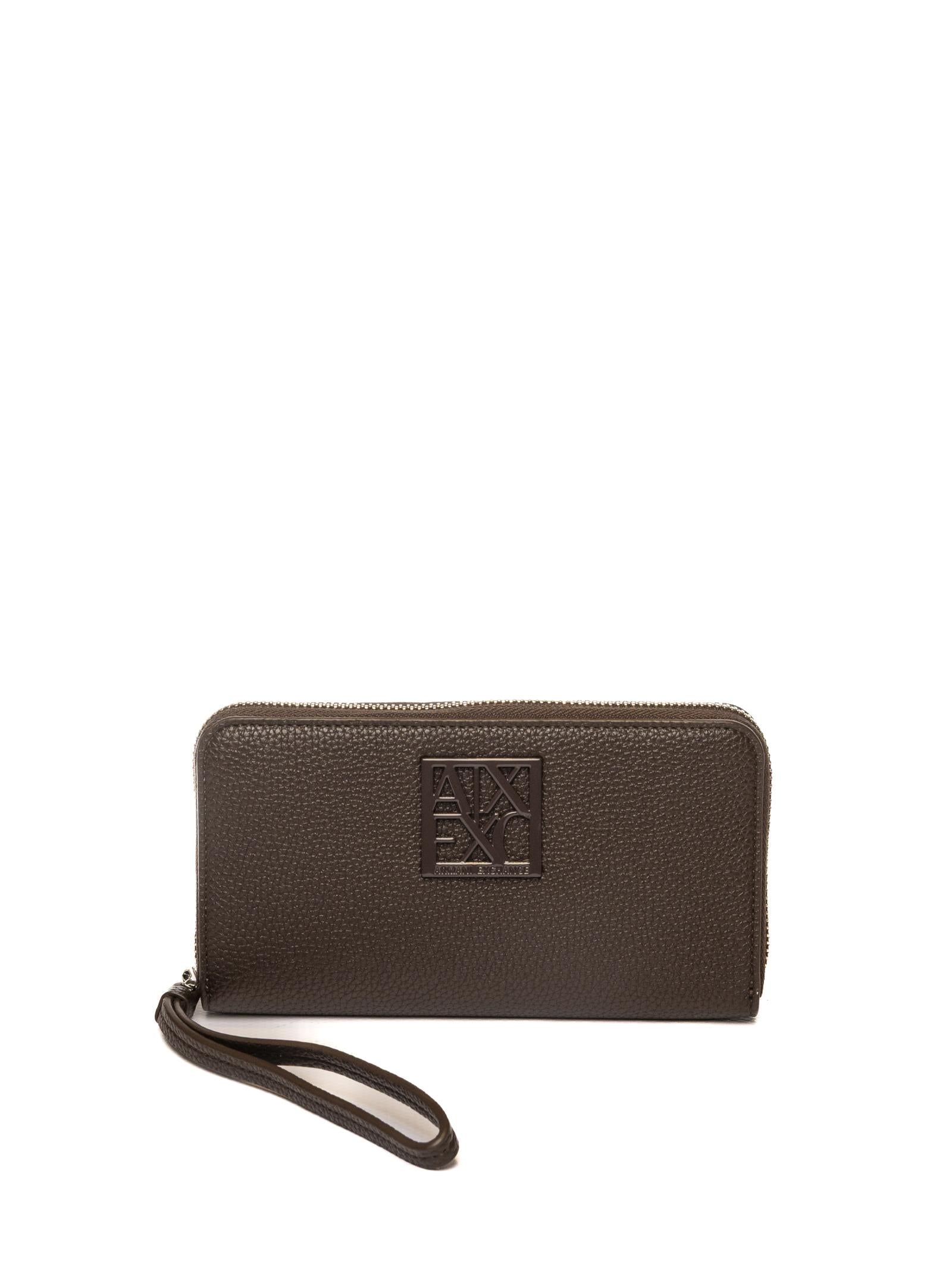 ARMANI EXCHANGE portafoglio logo marrone XW000361 F11902-U6304 
