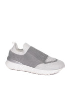 UMA PARKER NEW YORK Sneaker mesh argento 020124 TESS-SILVER 