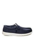 HEY DUDE Slip on wally stretch canvas blu 40700 WALLY STRETCH CANVAS-410 