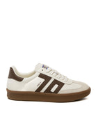 BACK 70 Sneaker double bianco/cuoio DOUBLE V26-04 CUOIO 