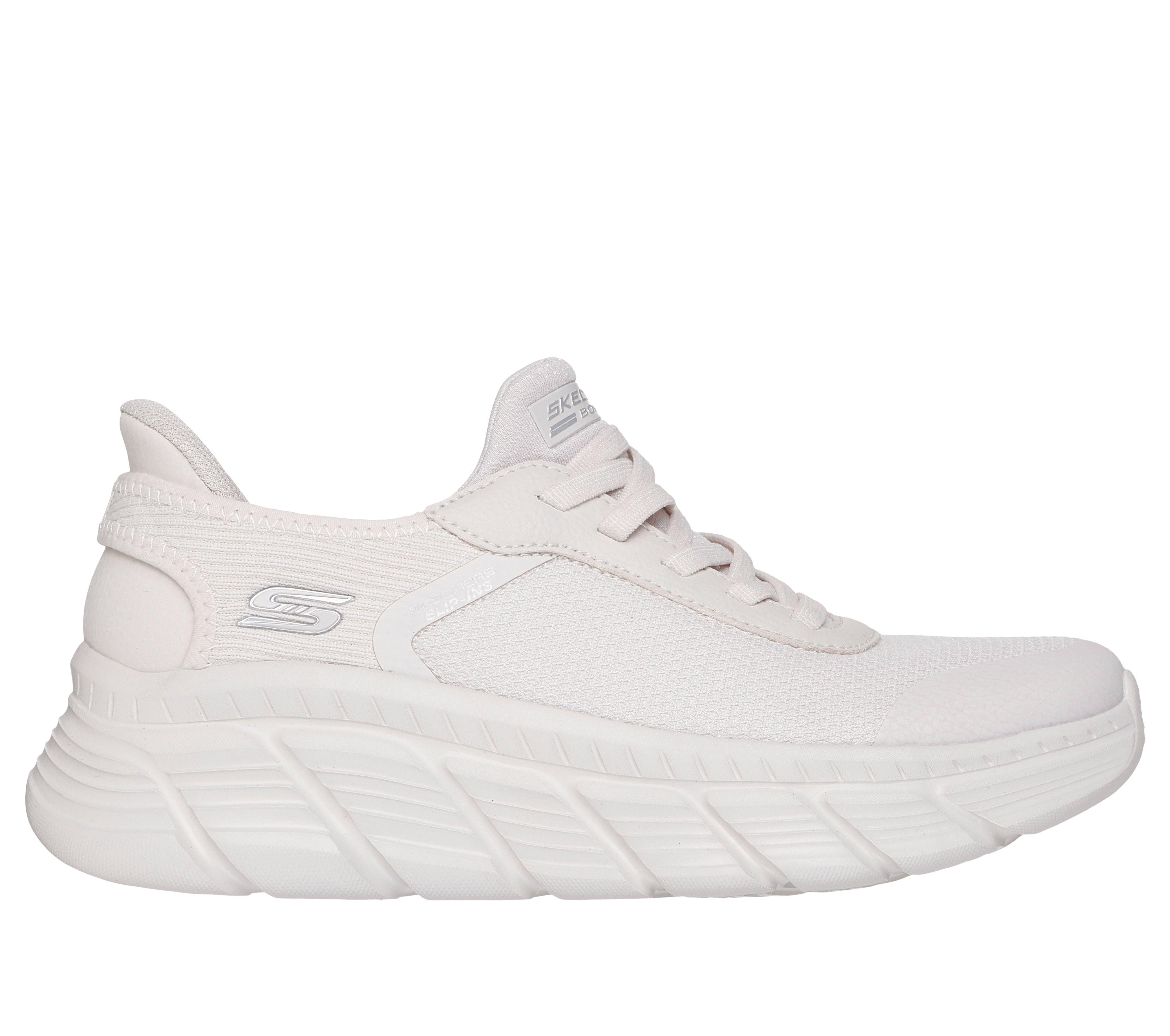 SKECHERS Sneaker bobs flex slip ins bianco 117391 BOBS B FLEX-WHT 