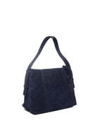 DI LORENZO borsa a spalla alice blu ALICE CAMOSCIO-BLU 
