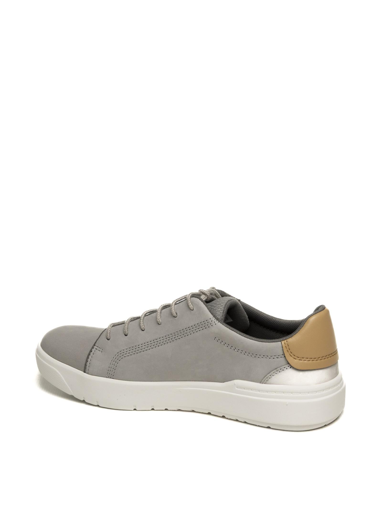 TIMBERLAND Sneaker nabuk grigio chiaro TB0A41F7EM01 NUBUK-LIGHT GREY 