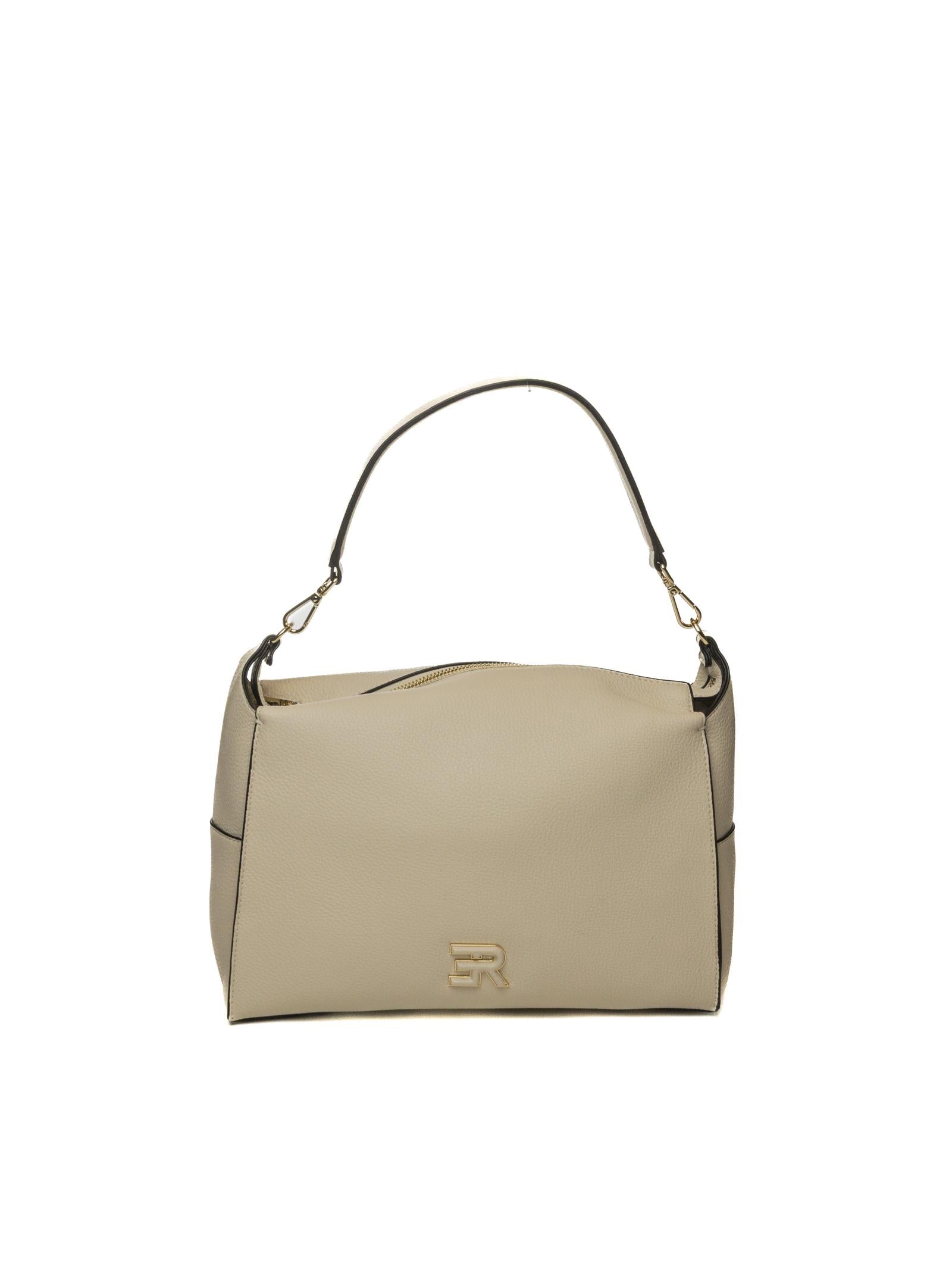 ERMANNO SCERVINO borsa a spalla victoria bianca 2120 VICTORIA-381 