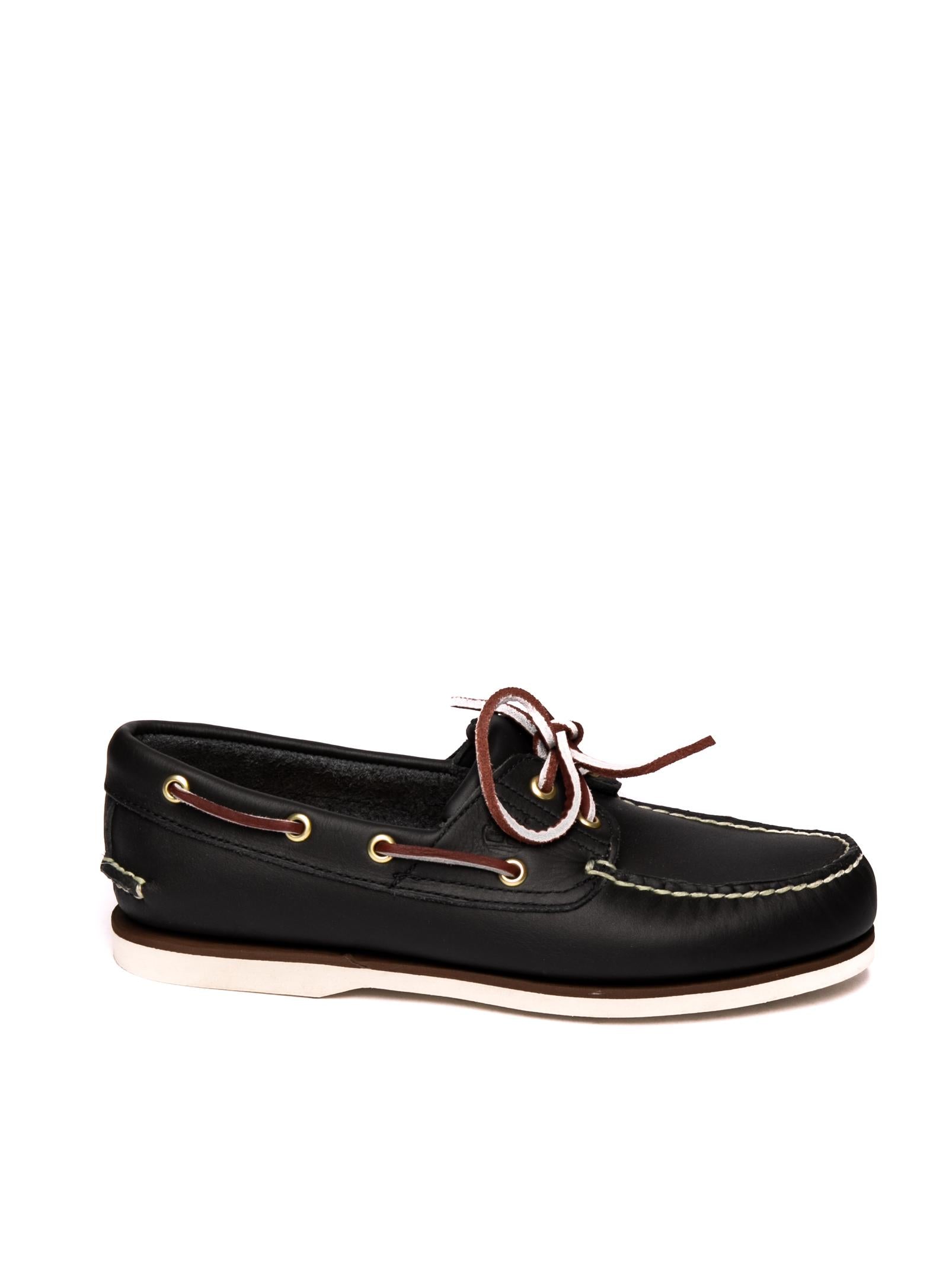 TIMBERLAND Mocassino eye boat blu TB01740364841 PELLE-BLU 