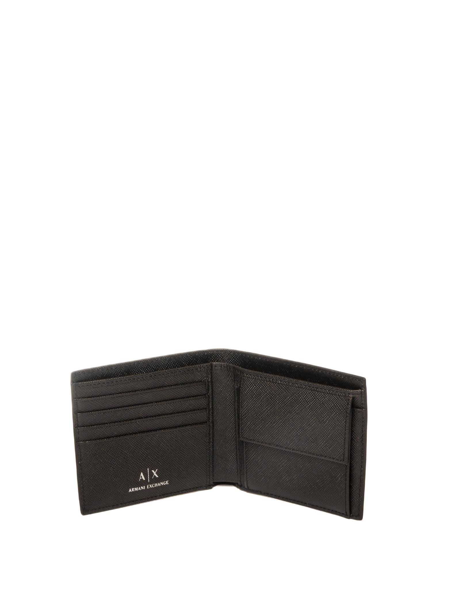 ARMANI EXCHANGE portafoglio logo nero XM000167 AF12702-UC001 