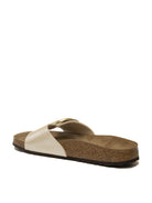 BIRKENSTOCK Sandal madrid big buckle laminato pearl MADRID BIG BUCKLE 1015279-PEARL WHITE 