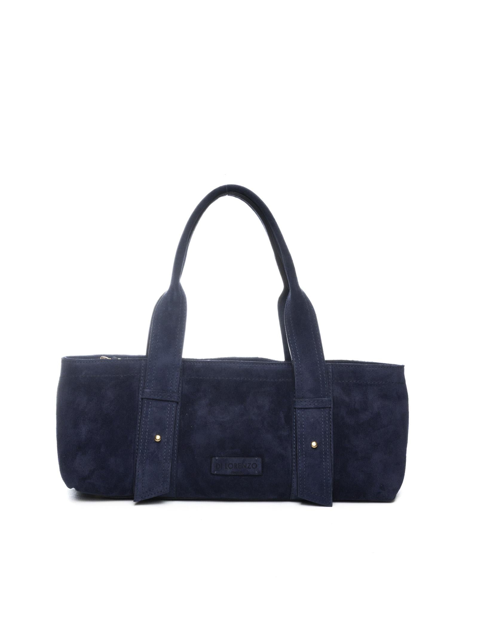 DI LORENZO borsa a spalla giorgia blu GIORGIA CAMOSCIO-BLU 