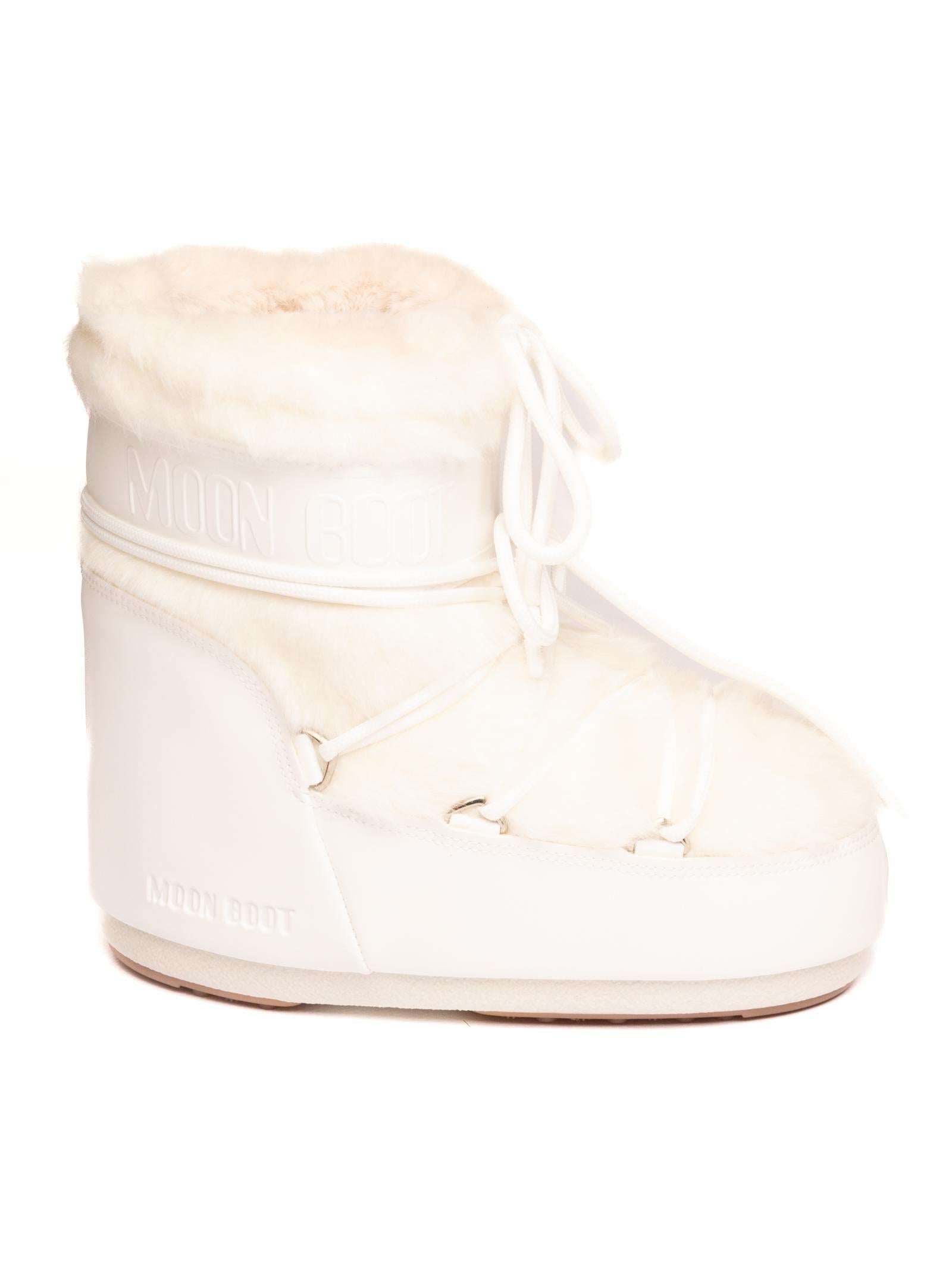 MOON BOOT Doposci incol low fur bianco 1409390 ICONLOWFUR-A002 