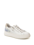 NERO GIARDINI Sneaker pelle bianco/azzurro/rosa E615285 CILE-707 