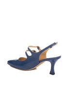 FRANCO RUSSO Décolleté pelle blu 1306S FINISH-NAVY 