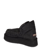 MOU Stivaletto mini eskimo platform nero MINI ESKIM PLATFORM 681000B-CBK 