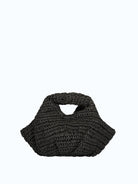 ME FUI Borsa a mano rafia nero SW0065BK RAFIA-BLACK 