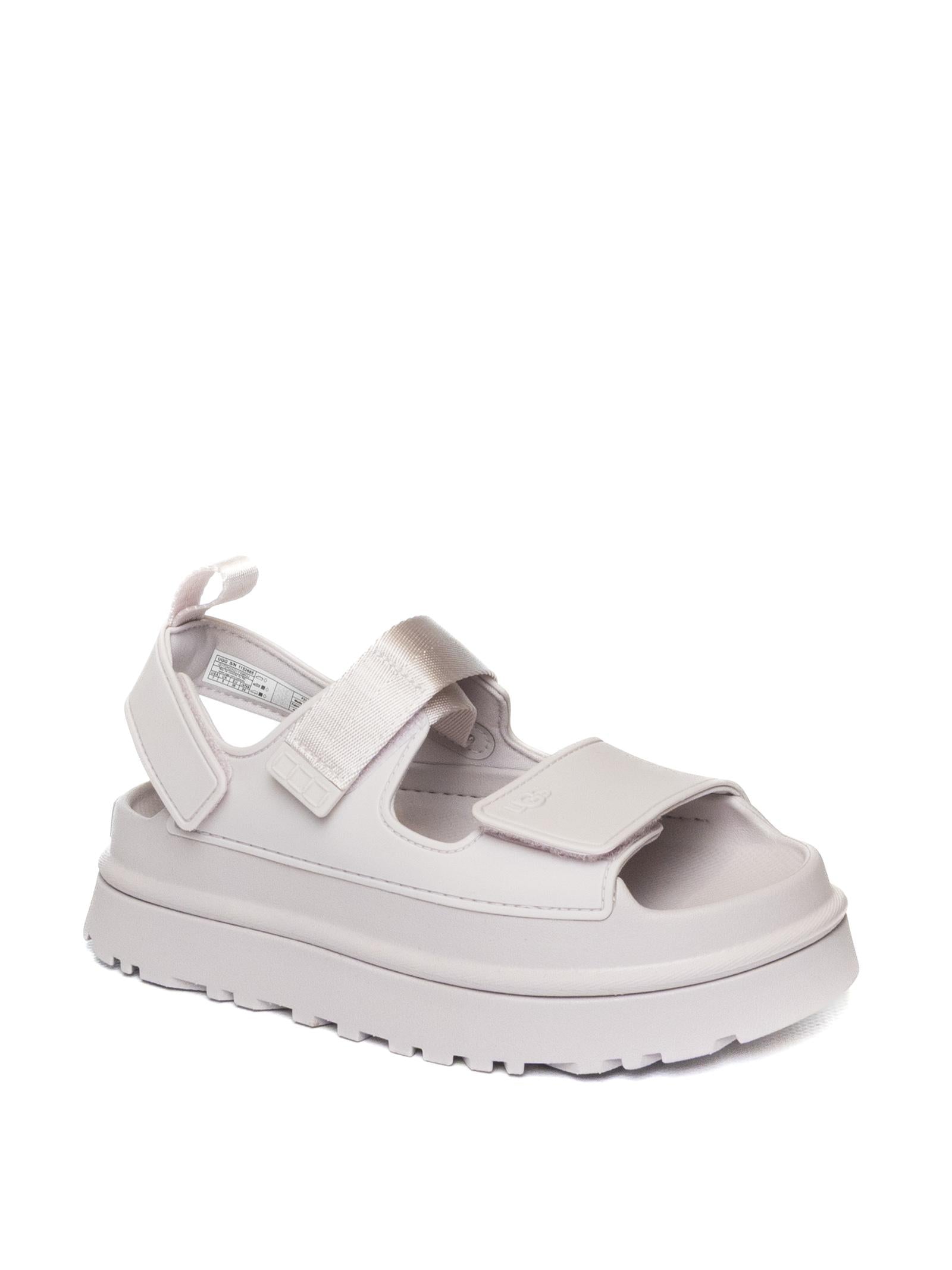 UGG sandalo golden glow bianco GOLDENGLOW PELLE-BYF 