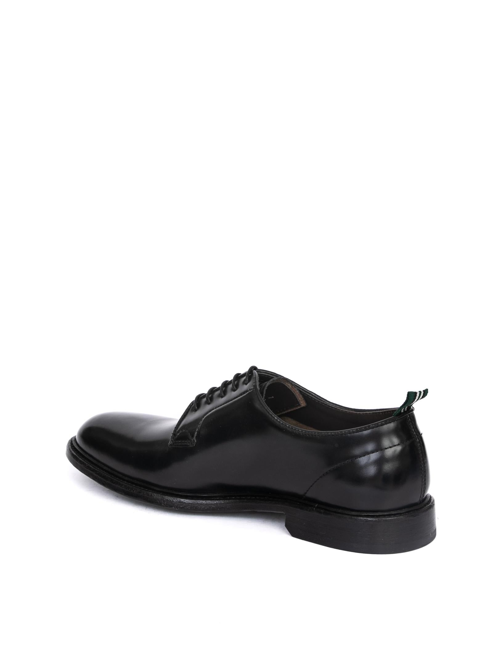 GREEN GEORGE Stringata derby polished nero 3029 POLISHED-NERO 