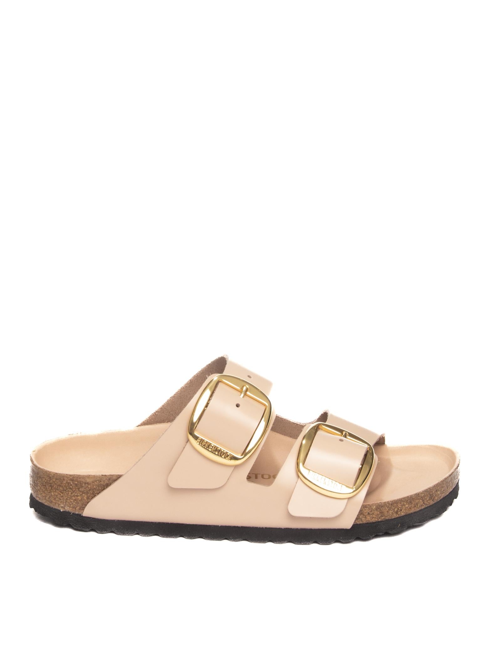 BIRKENSTOCK Arizona big buckle vernice rosa ARIZONA BIG BUCKLE 1026553-NEW BEIGE 