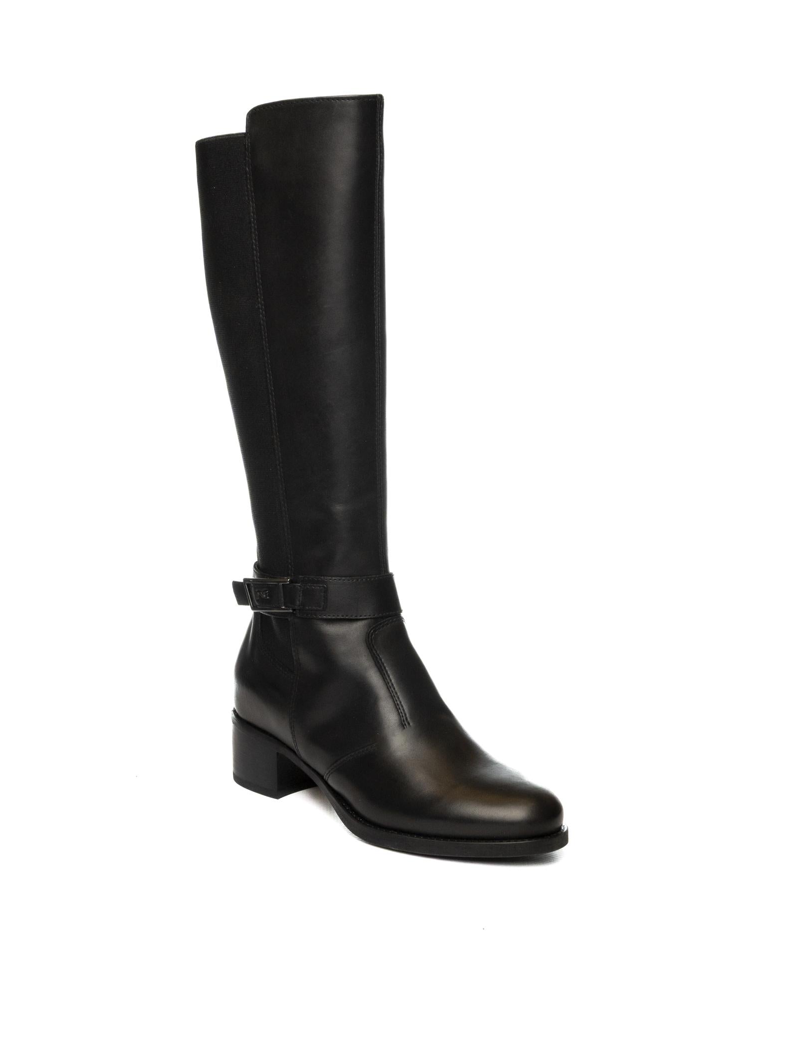 NERO GIARDINI Stivale pelle nero 514643 GUANTO-NERO 