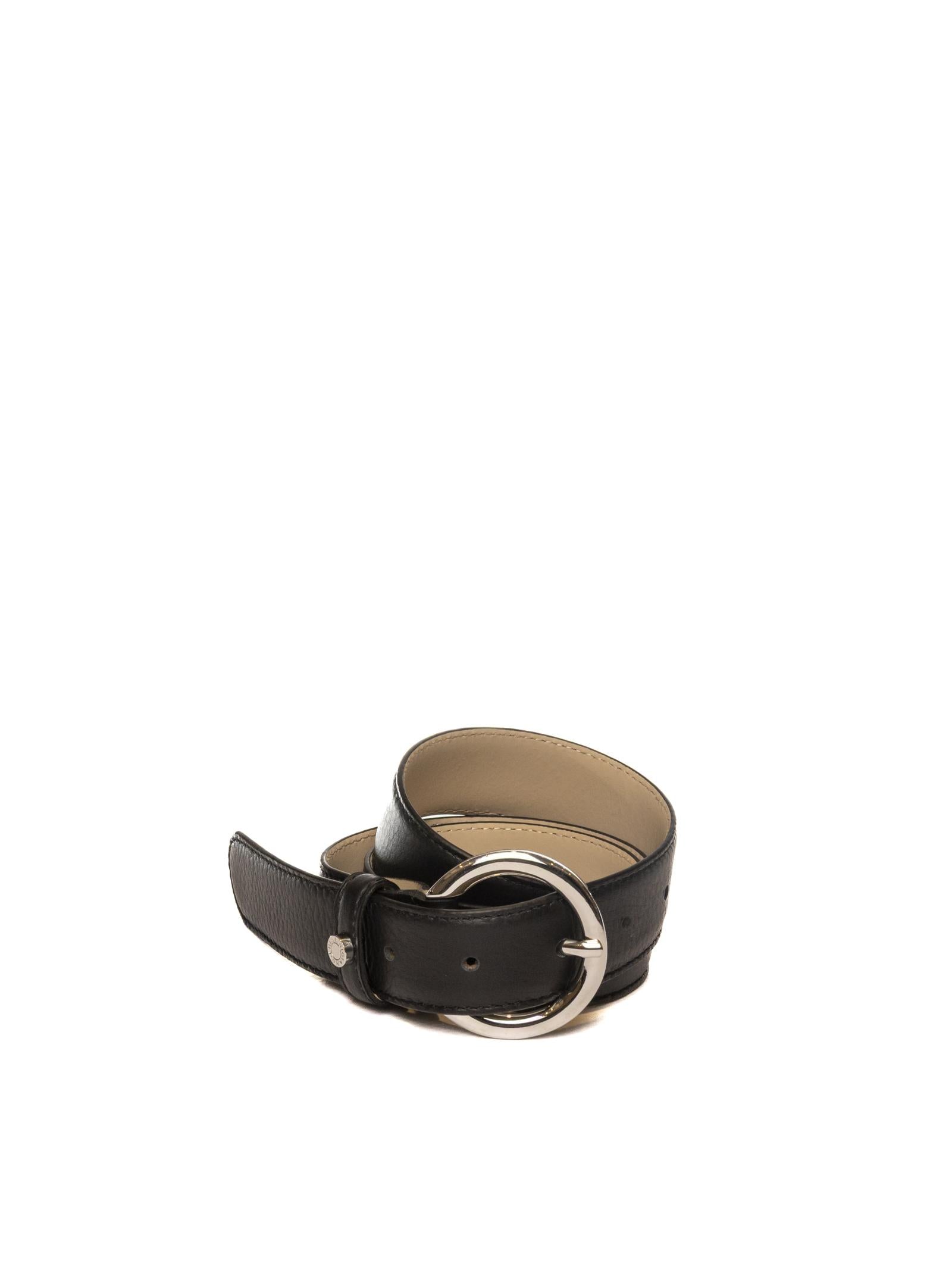GIANNI CHIARINI cintura pelle nera CN3707 PELLE-13562 