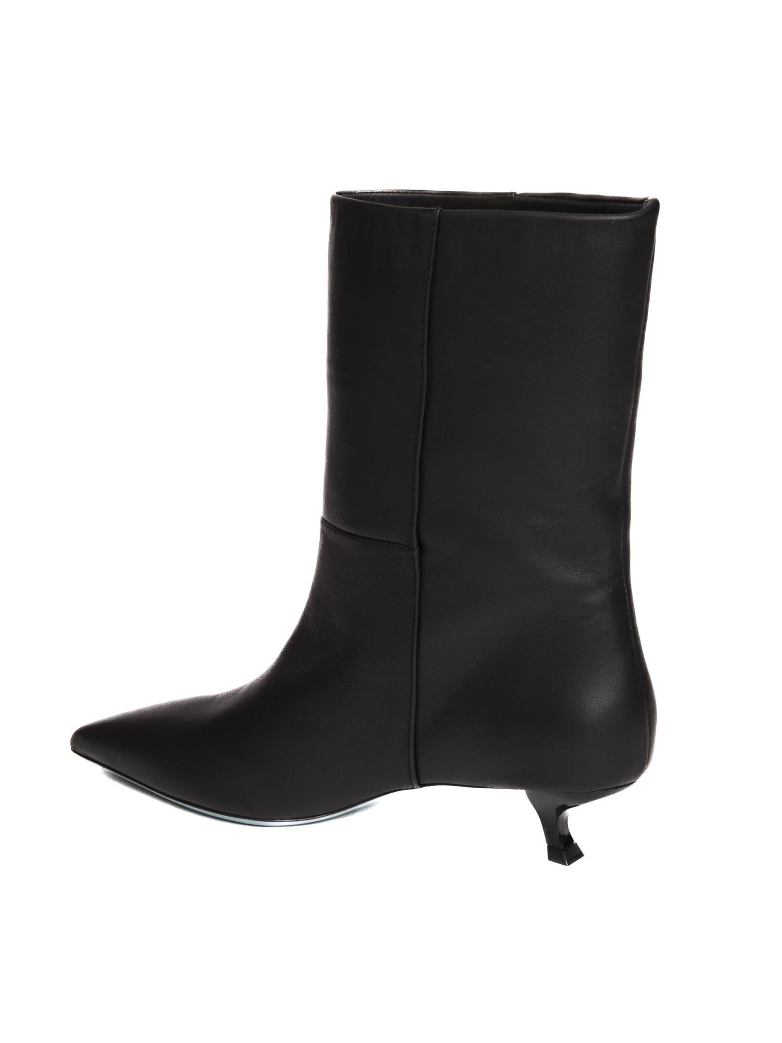 RUSSO G stiavale in pelle nero <BR/> ANNA146 NAPPA-NERO 