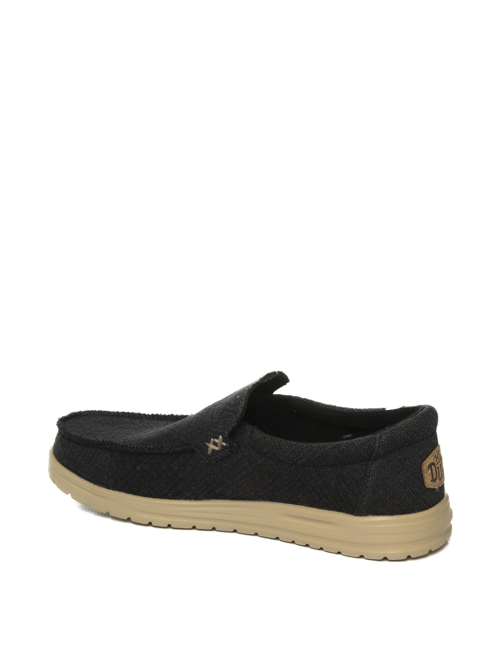 HEY DUDE Slip on mikka jute nero 43640 MIKKA JUTE-0ND 