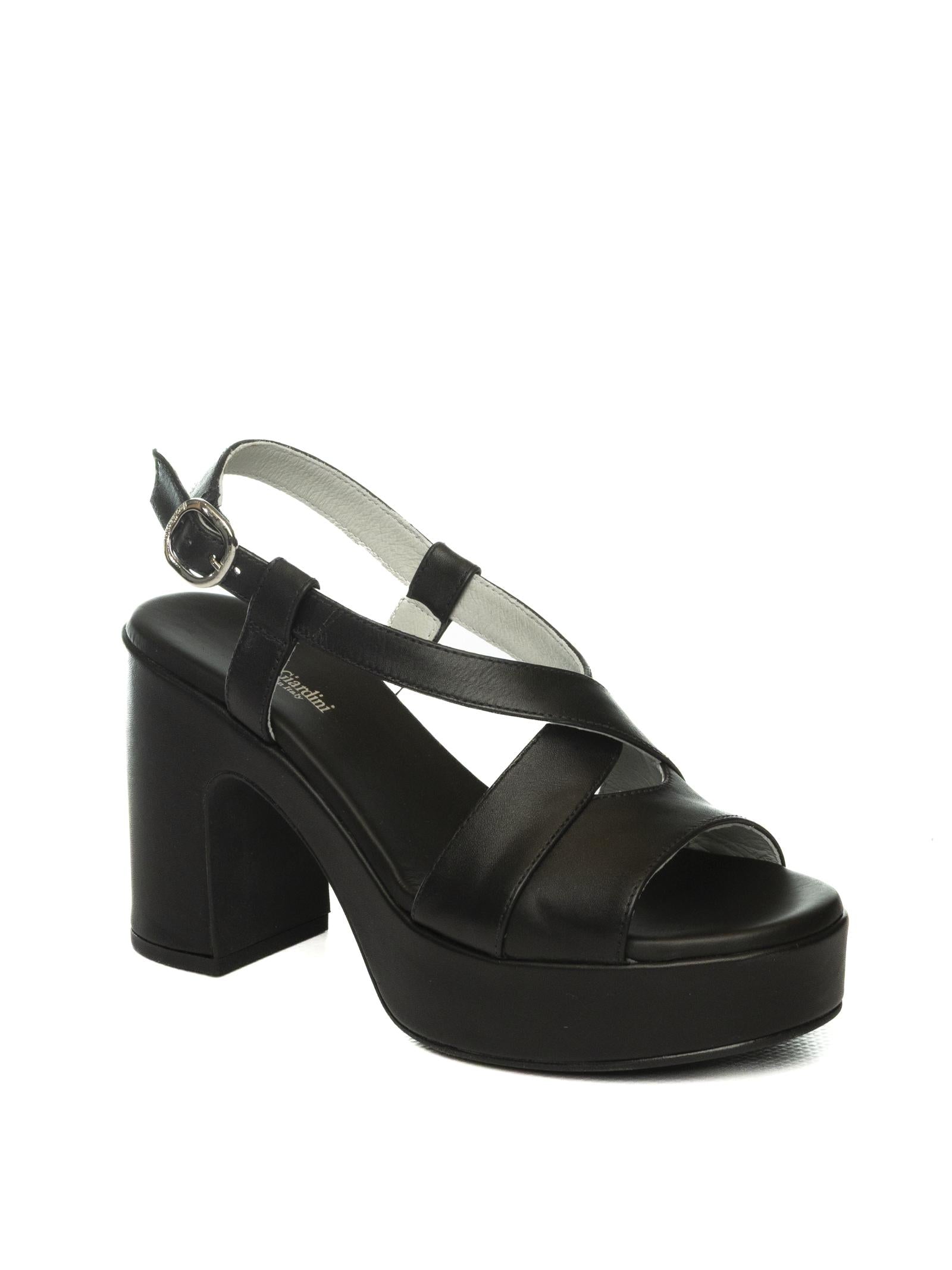 NERO GIARDINI Sandalo pelle nero 513640 TAMIGI-NERO 