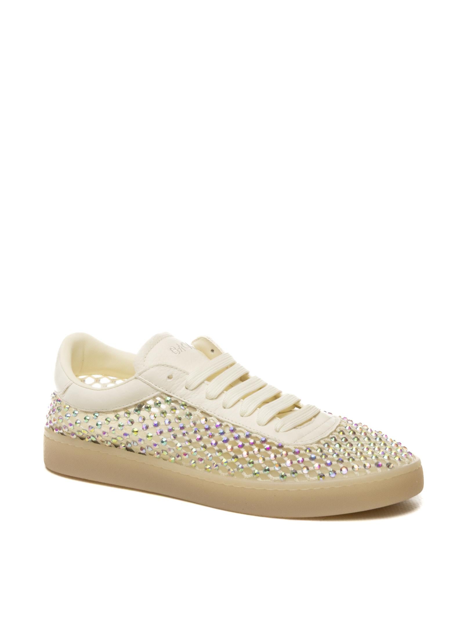 BACK 70 Sneaker glam strass bianco GLAM STRASS-61 WHITE 