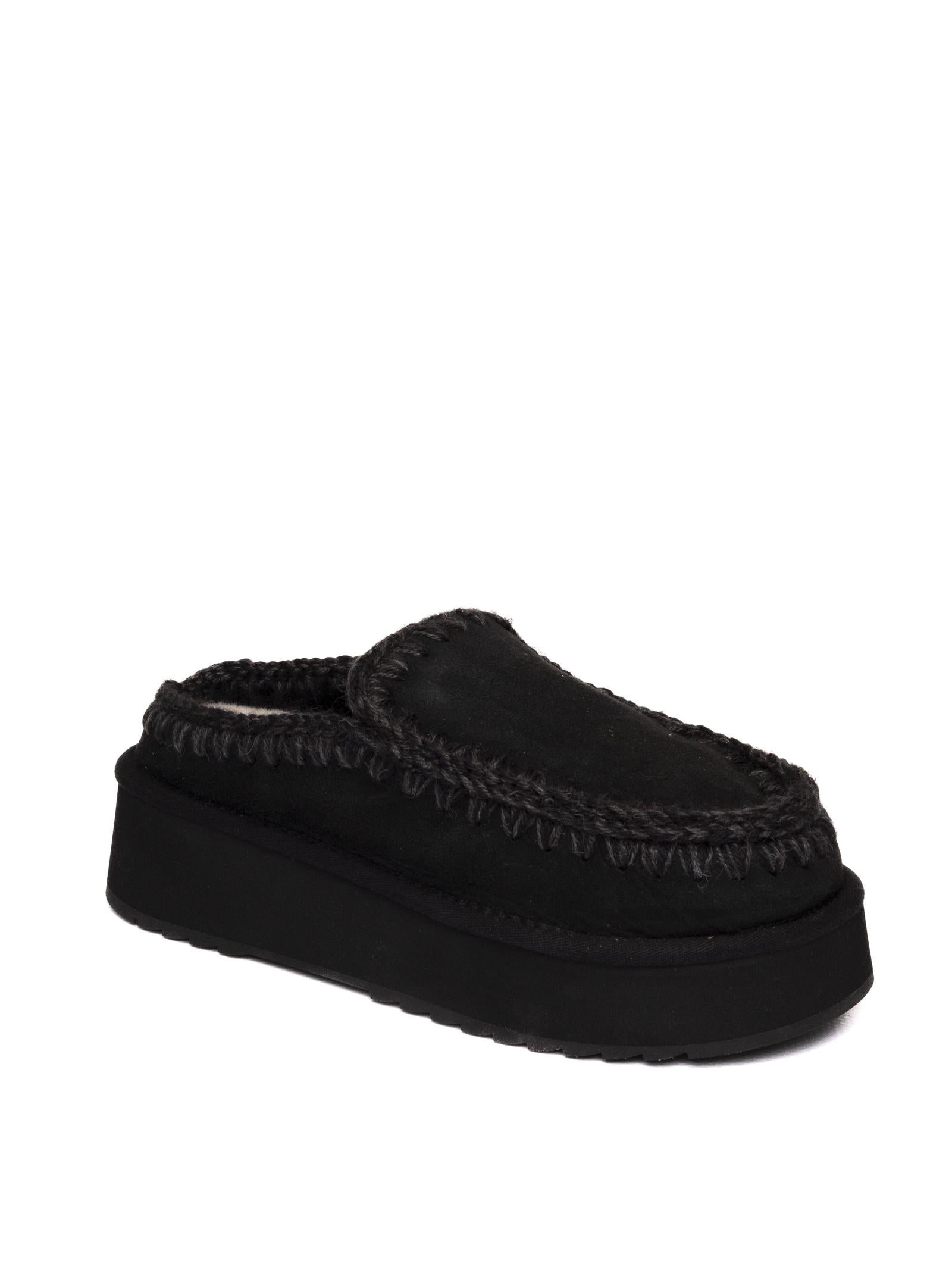 MOU sabot platofrm nero CLOG ESKIMO PLATFORM 681004A-BKB 