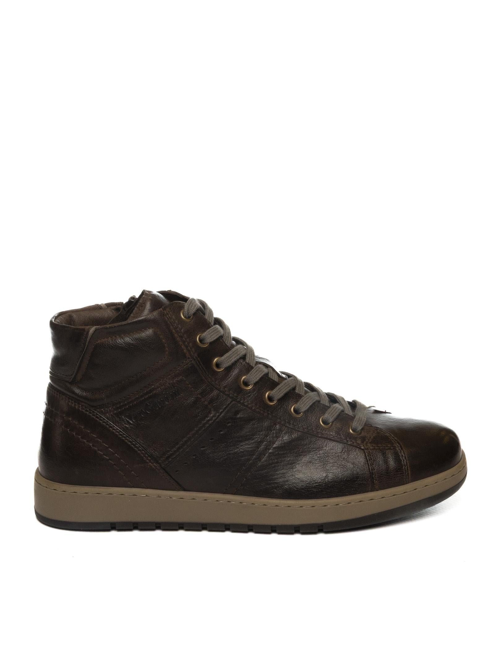 NERO GIARDINI Sneaker mid pelle moro 500940 OSAKA-T.MORO 