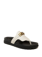GUESS Sandalo farron bianco FLJFRR LEA03 FARRON-WHT 