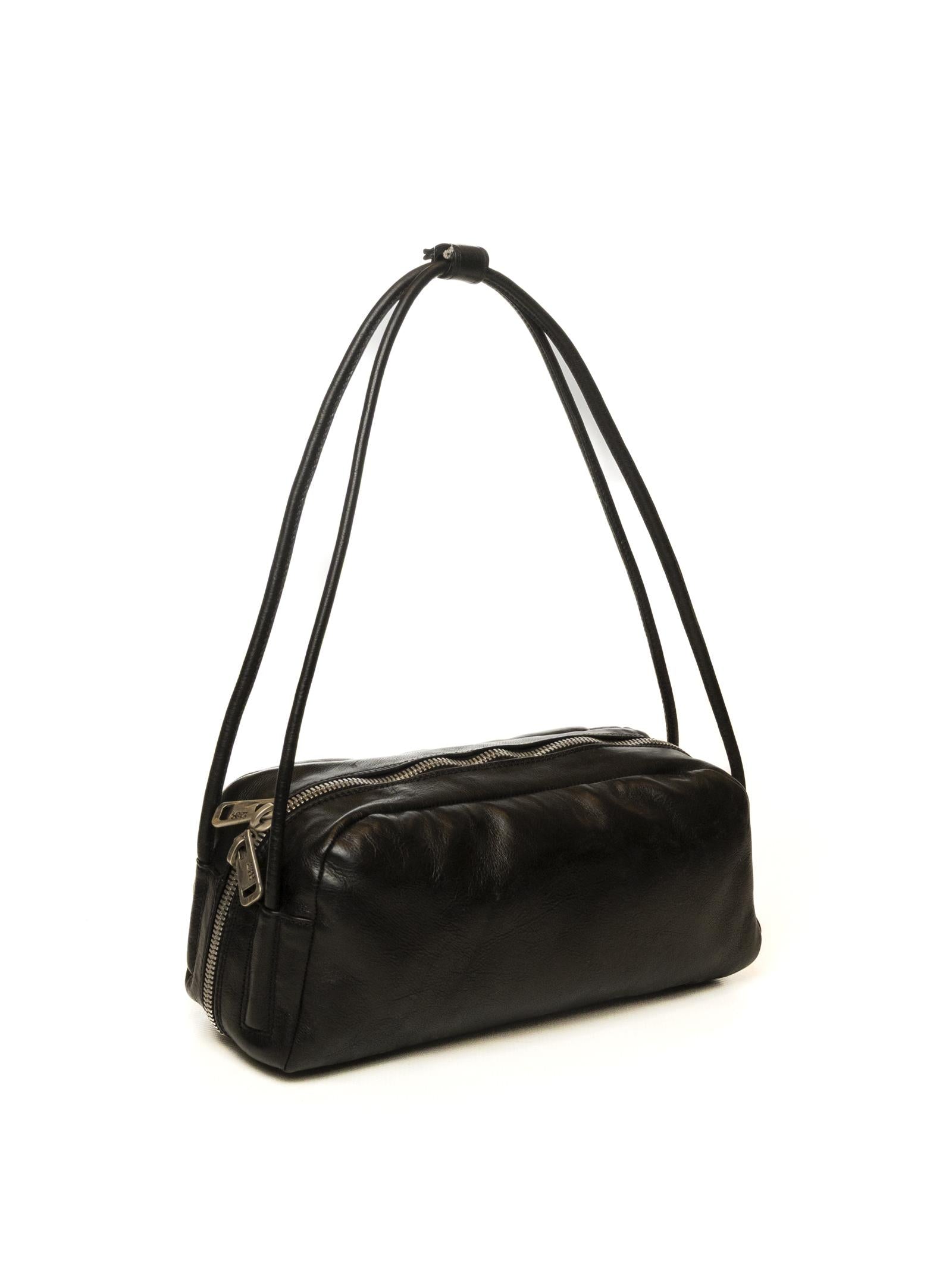 AS98 borsa a spalla nera 200797 PELLE NERO 