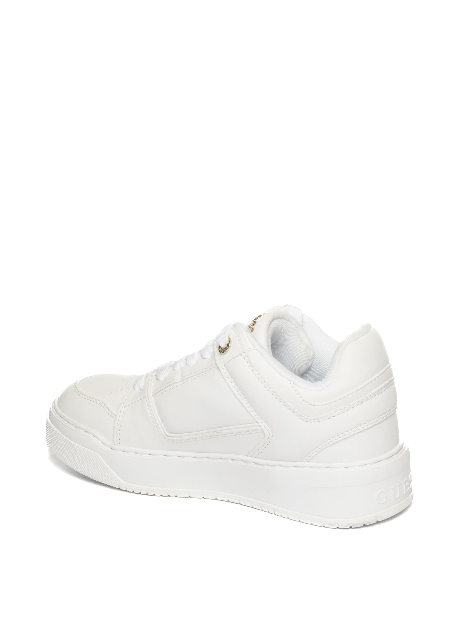 GUESS Sneaker delove bianco FLTDEL ELE12 DELOVE-WHITE 
