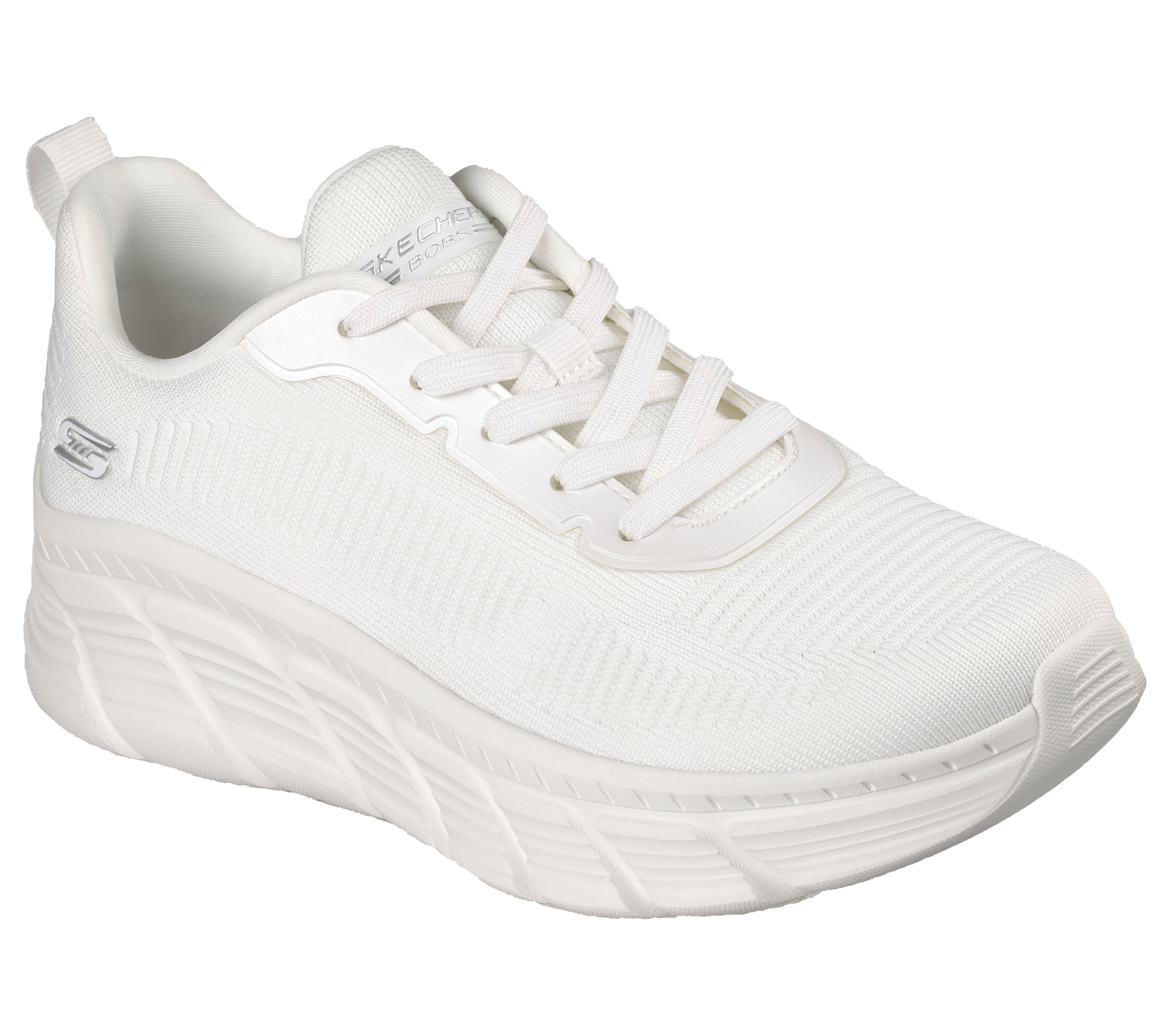 SKECHERS Sneaker bobs flex bianco 117385 BOBS B FLEX 
