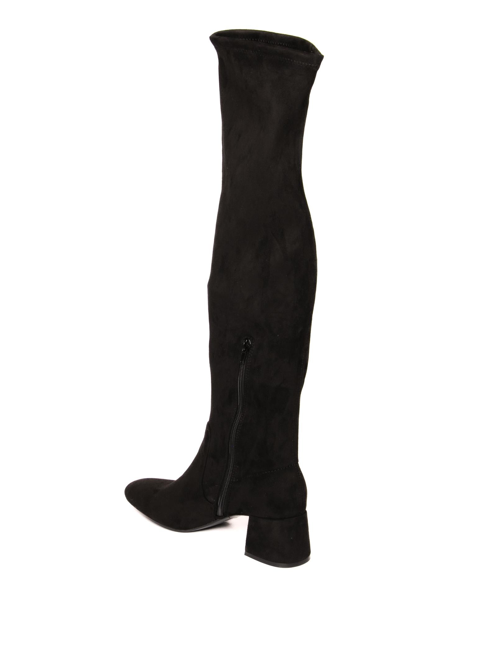 UMA PARKER NEW YORK stivale suede nero <BR/> 1070223 SUEDE-BLACK 