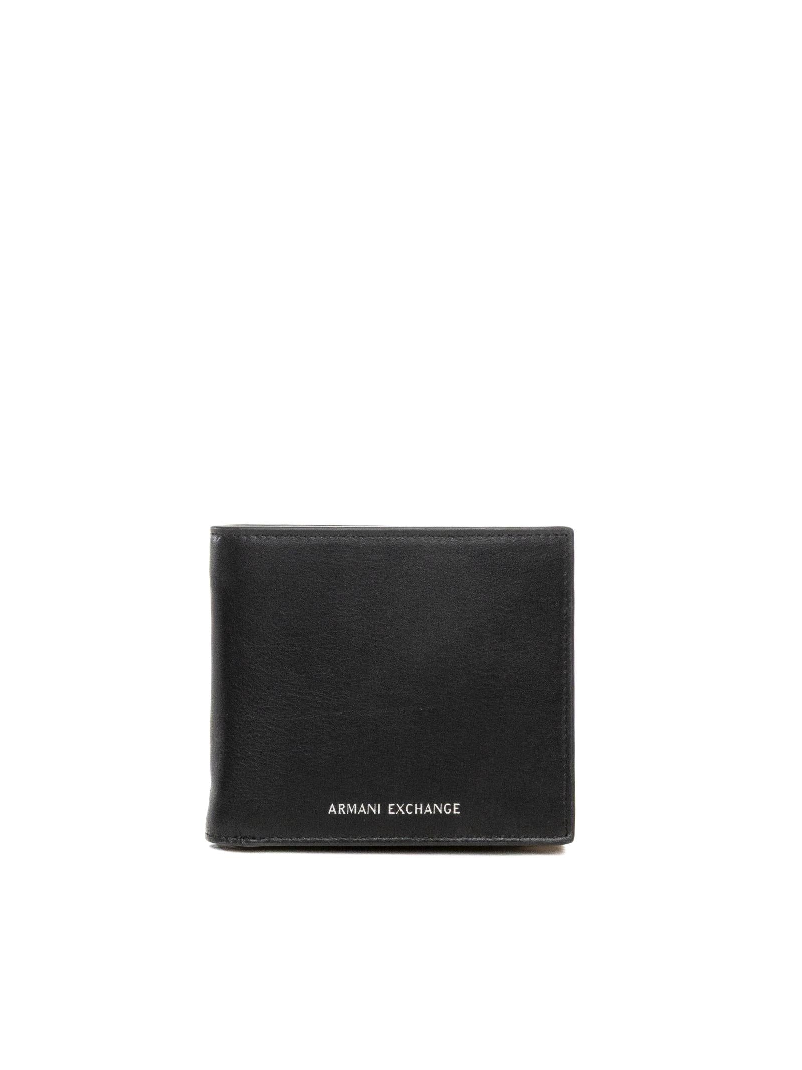 ARMANI EXCHANGE portafoglio logo nero XM000167 AF22541-UC001 